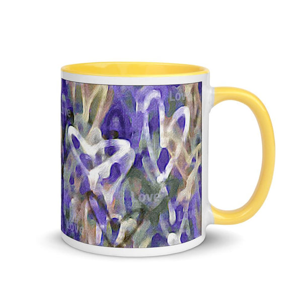 Purple Love Mug with Color Accents (More Colors)