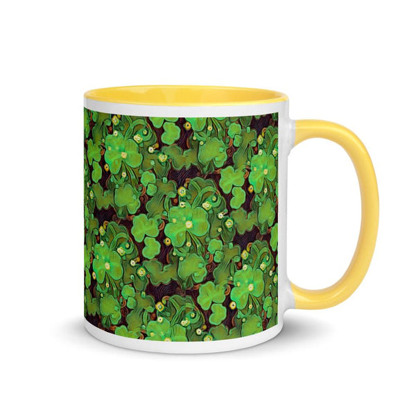 Irish Shamrock Mug with Color Accents (More Colors)