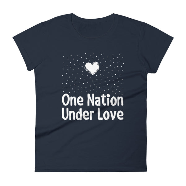 One Nation Under Love Women's Tee (Dark/More Colors)