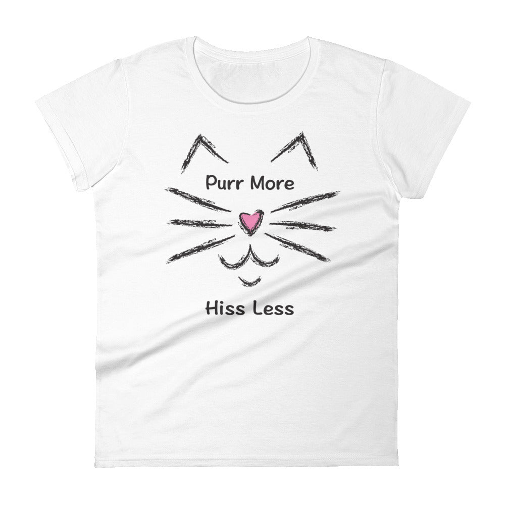Purr More Hiss Less Women's Tee (More Colors)