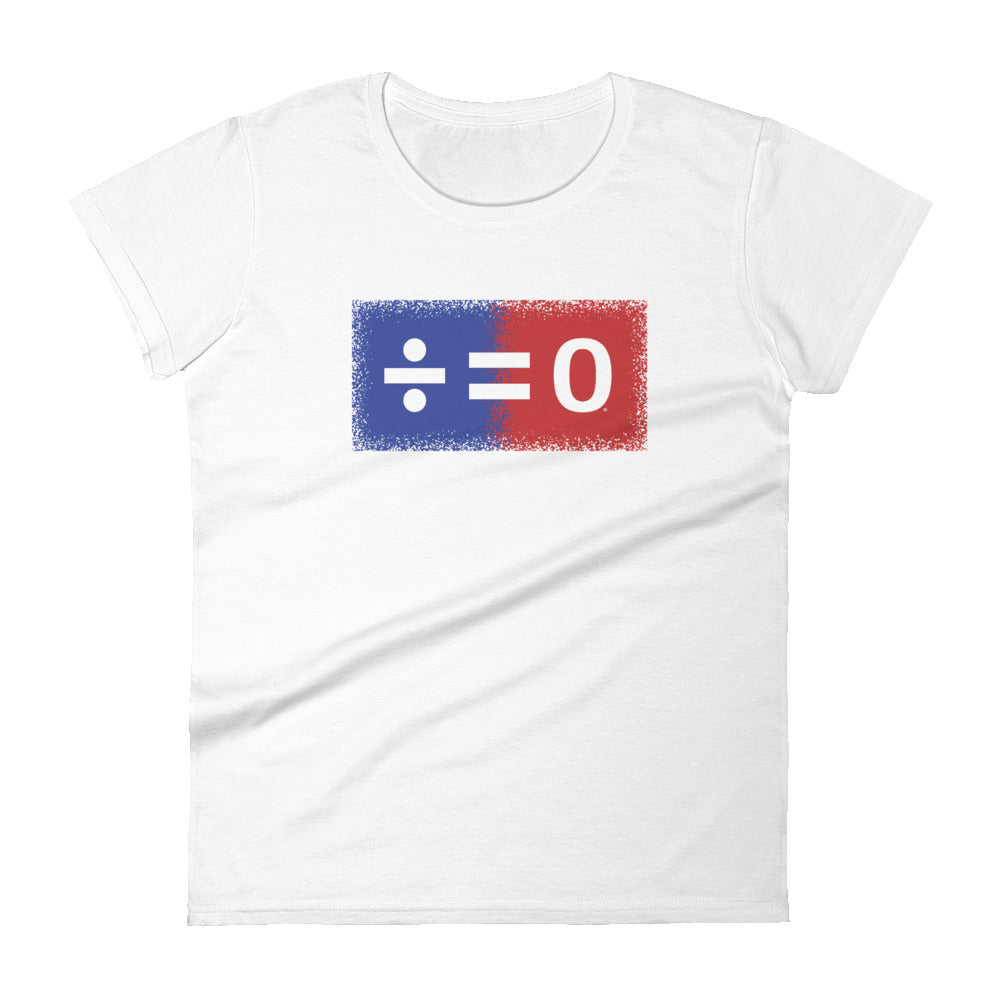 Red, White & Blue Unity Square Women's Patriotic Tee (More Colors)