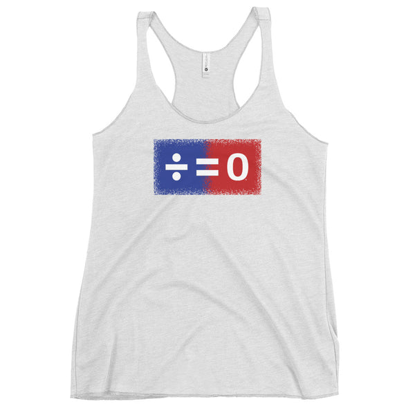 Red, White and Blue Unity Square Women's Racerback Tank (More Colors)